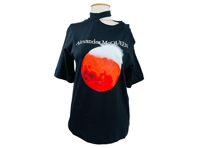 T-shirt Alexander McQueen in cotone multicolore