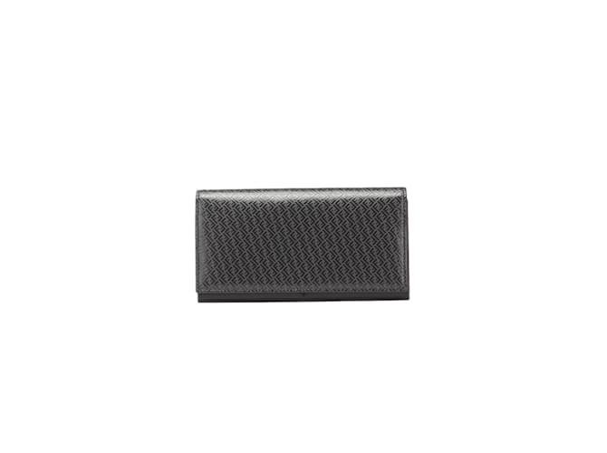Fendi FF Micro Leather Continental Wallet 7M0264 Black  ref.1048808