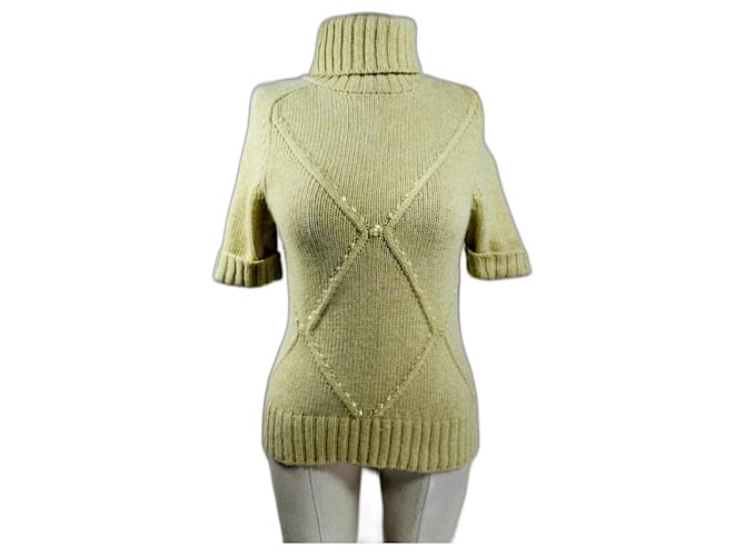 Escada Knitwear Green Cashmere Wool  ref.1048882