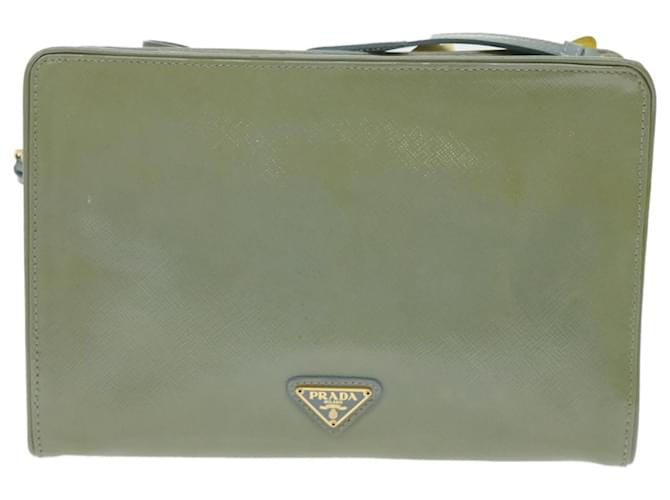 Prada Green Leather  ref.1049007