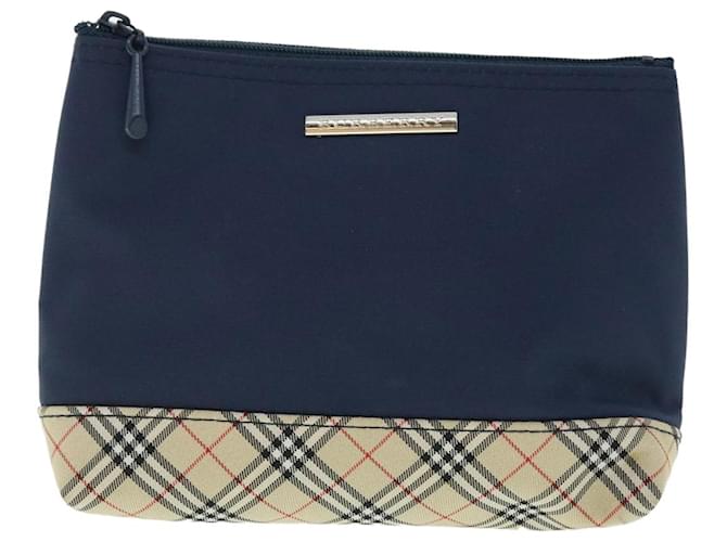 BURBERRY Navy blue Synthetic  ref.1049095