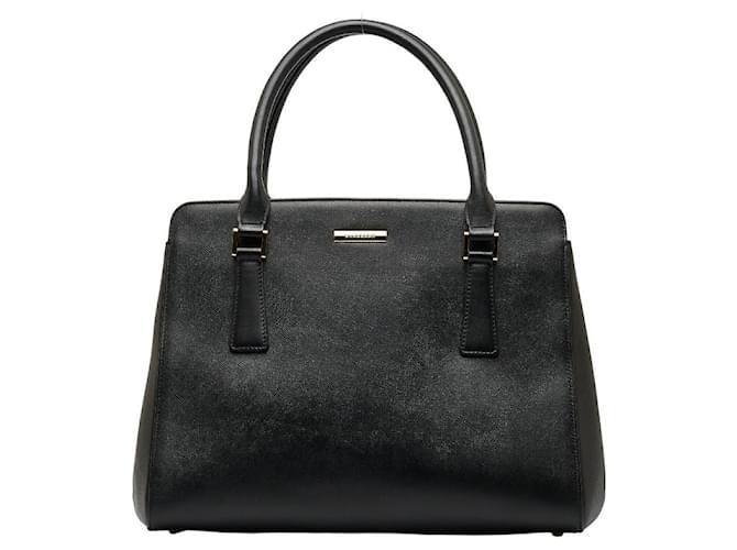 Burberry Leather Handbag Black  ref.1049280