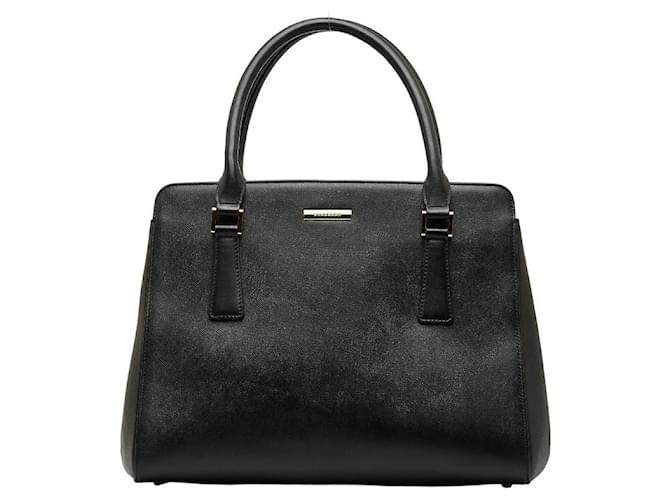 Sac à main en cuir Burberry Sac à main en cuir en bon état Noir  ref.1049280