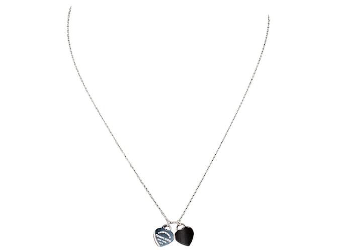 Etiqueta de retorno ao coração da Tiffany & Co Prata Prata  ref.1049459
