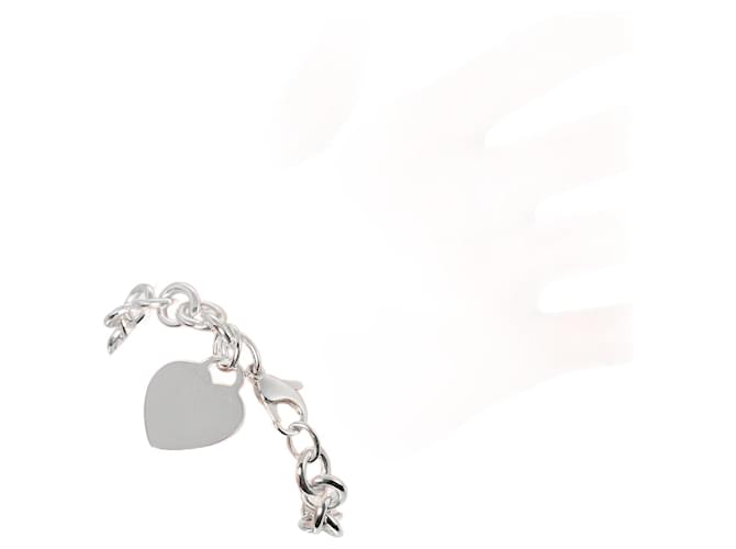 Etiqueta de retorno ao coração da Tiffany & Co Prata Prata  ref.1049544