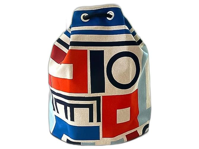 Mochila Hermès de algodón
