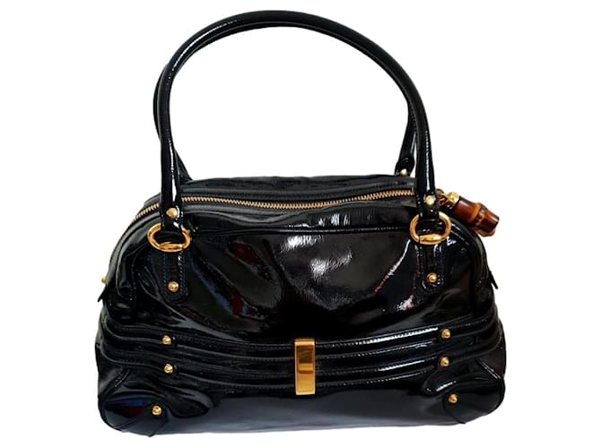 Gucci Handbags Black Patent leather  ref.1049588
