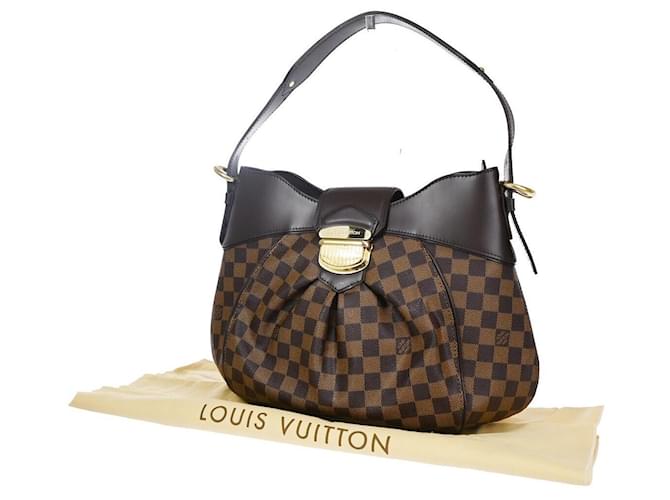Louis Vuitton Sistina Brown Cloth  ref.1049665