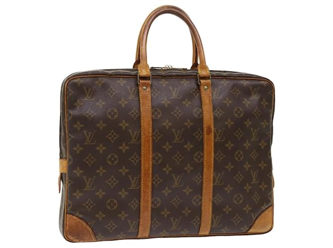 LOUIS VUITTON Monogram Porte Documents Voyage Business Bag M53361 LV Auth 51749 Cloth  ref.1049763