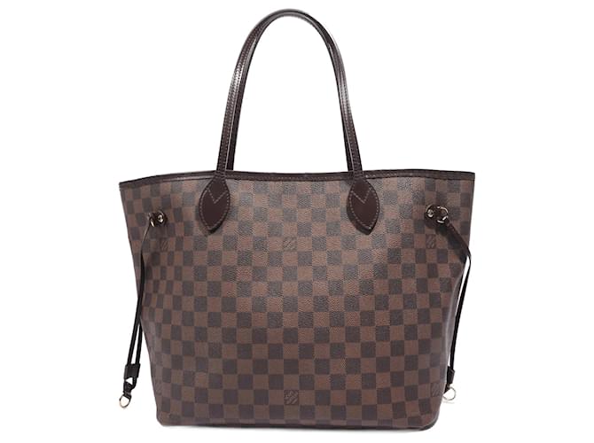 Louis Vuitton Neverfull Damier Ebène Toile MM Marron  ref.1049827