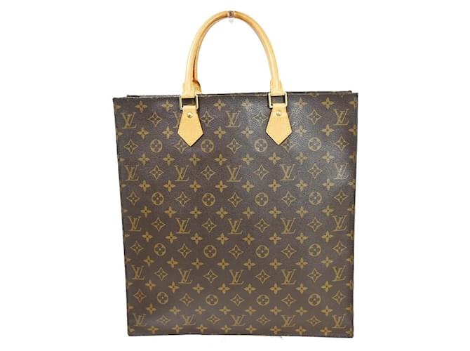 Louis Vuitton Sac plat Brown Cloth  ref.1049875