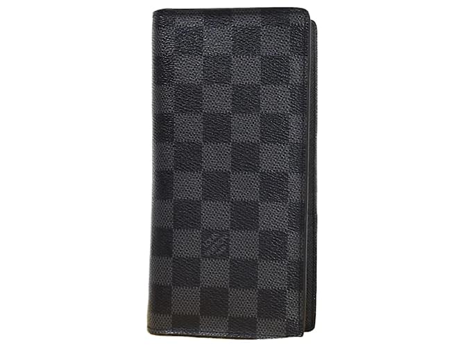 Louis Vuitton Brazza Black Cloth  ref.1049927