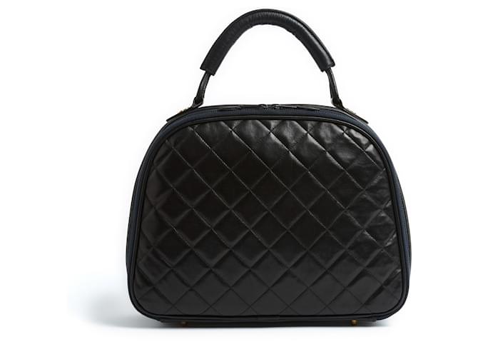 Chanel Timeless Classique Vanity Black Cuir Noir  ref.1049934