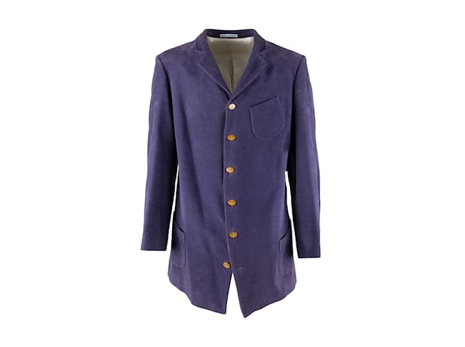 Vivienne Westwood Long Jacket Purple Cotton  ref.1049978
