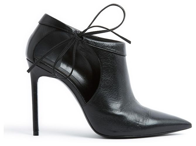 Saint Laurent Nudo de tobillo negro UE39.5