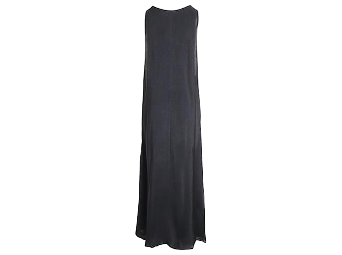 Autre Marque Theyskens' Theory Sleeveless Maxi Dress in Black Viscose Cellulose fibre  ref.1050450