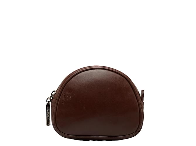 Burberry Leather pouch Brown  ref.1050472
