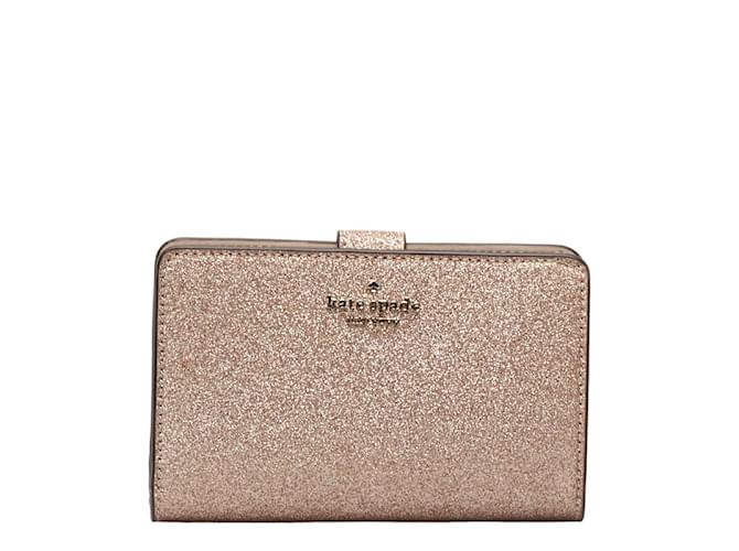 Amazon.com: Kate Spade female shimmy glitter boxed large continental wallet rose  gold : Clothing, Shoes & Jewelry