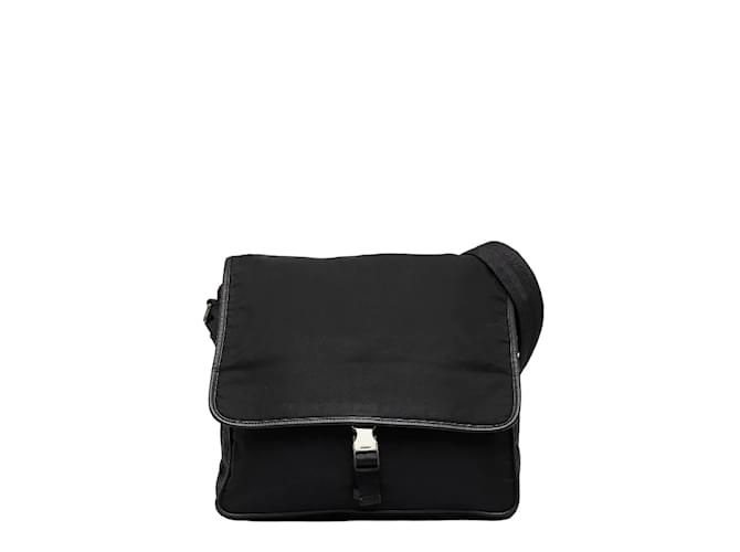 Prada Tessuto Crossbody bag Black Cloth  ref.1050498