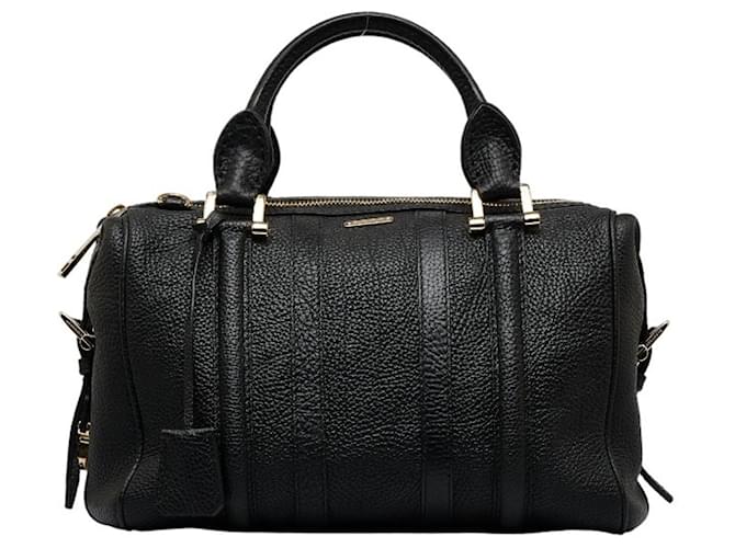 BURBERRY Cuir Noir  ref.1050556