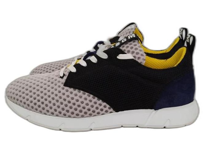 Baskets Msgm Gris Noir Bleu Synthétique Mesh Multicolore