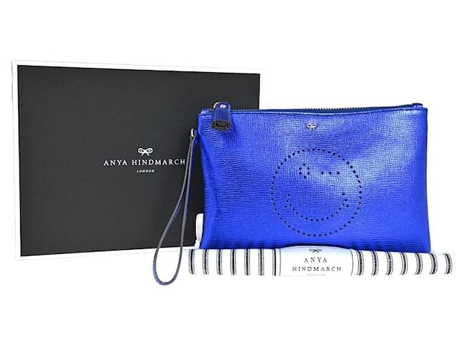 Anya Hindmarch Blue Leather  ref.1050680