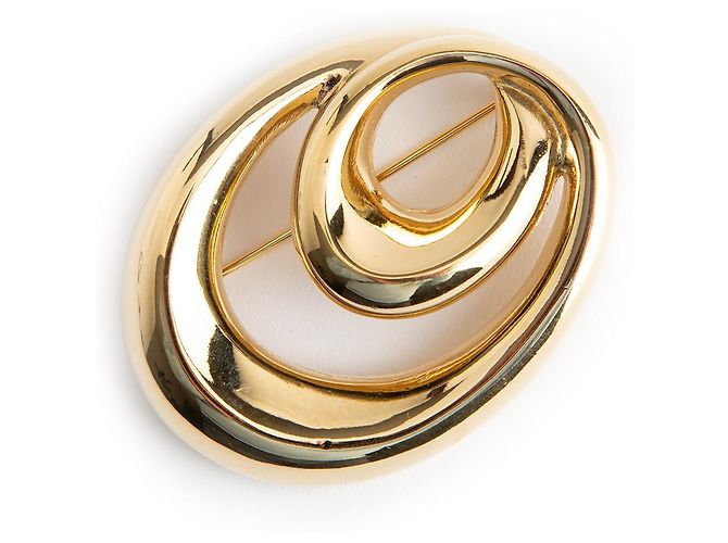 Givenchy Brosche vergoldet Gold hardware 