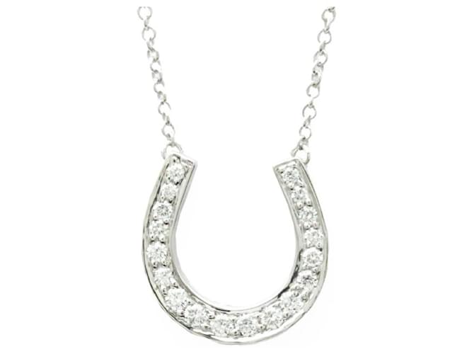 Tiffany & Co Horseshoe Silvery Platinum  ref.1050762