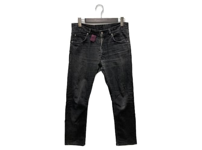 ***Vivienne Westwood Pantalon skinny en jean avec broderie orb Pocket Coton Polyuréthane Noir  ref.1050818