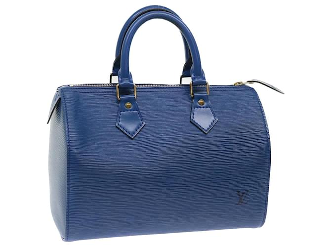 Louis Vuitton Toledo Blue Epi Speedy 35