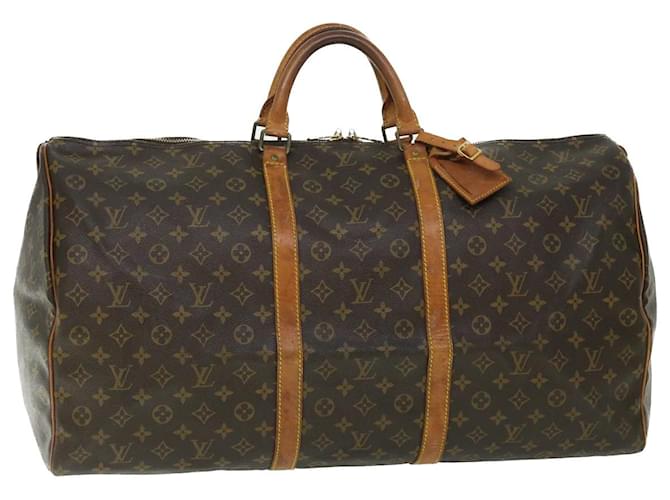 Louis Vuitton Monograma Keepall 60 Boston Bag M41422 LV Auth bs7735 Lona  ref.1050893