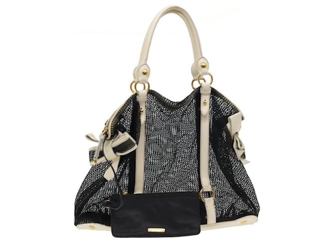 Miu Miu Shoulder Bag Nylon Leather Black Auth yb323  ref.1050955