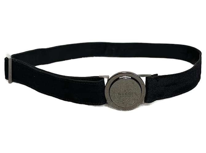 GUCCI  Belts T.cm 80 cloth Black  ref.1050966