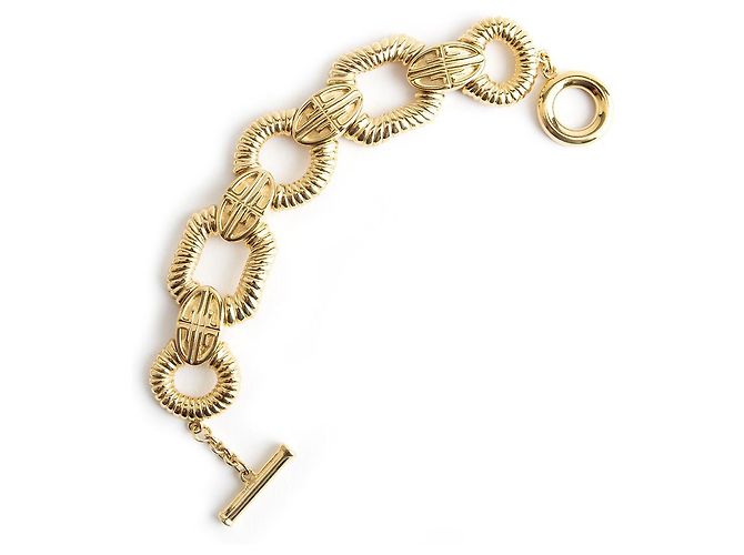 Pulsera cuadrada redonda de Givenchy Dorado