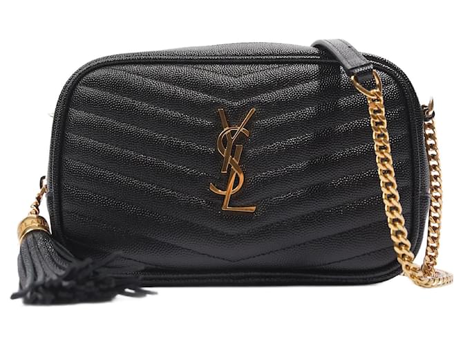 Saint laurent lou discount matelassé leather camera bag