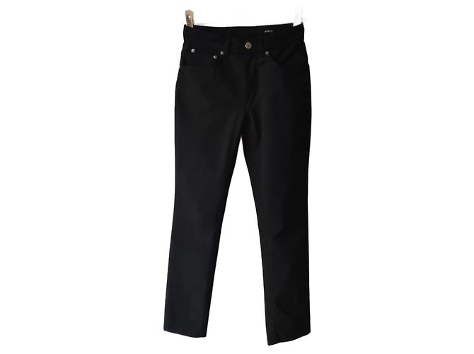 GUCCI JEANS SCHNITTHOSEN. Schwarz