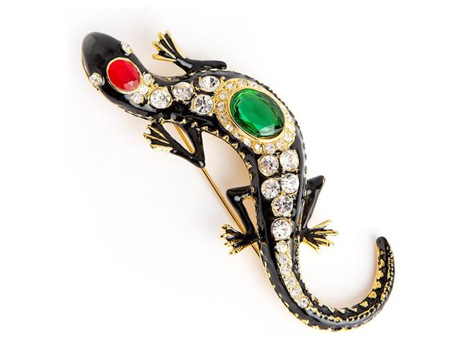 Givenchy Gecko brooch Multiple colors Metal  ref.1051248