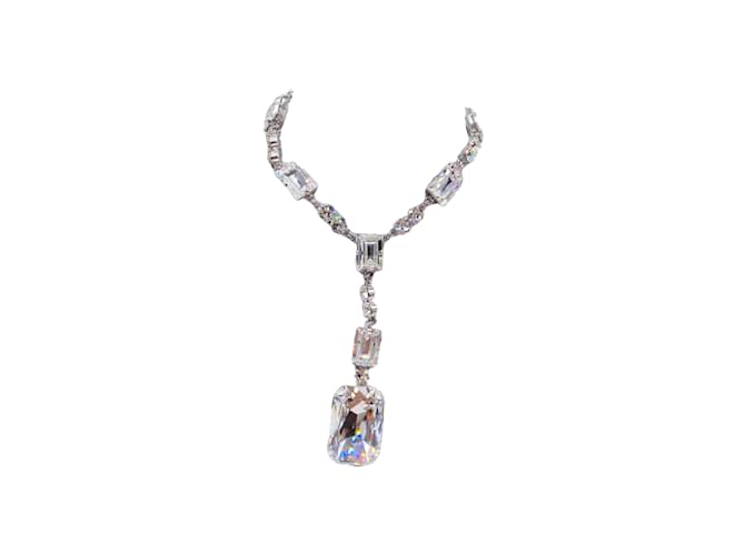 Autre Marque NON SIGNE / UNSIGNED  Necklaces T.  Crystal Silvery  ref.1051402