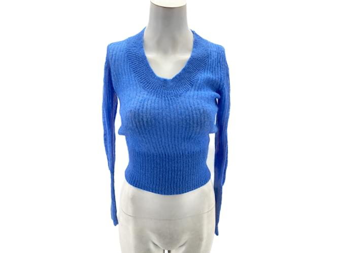 JACQUEMUS  Knitwear T.fr 34 WOOL Blue  ref.1051424