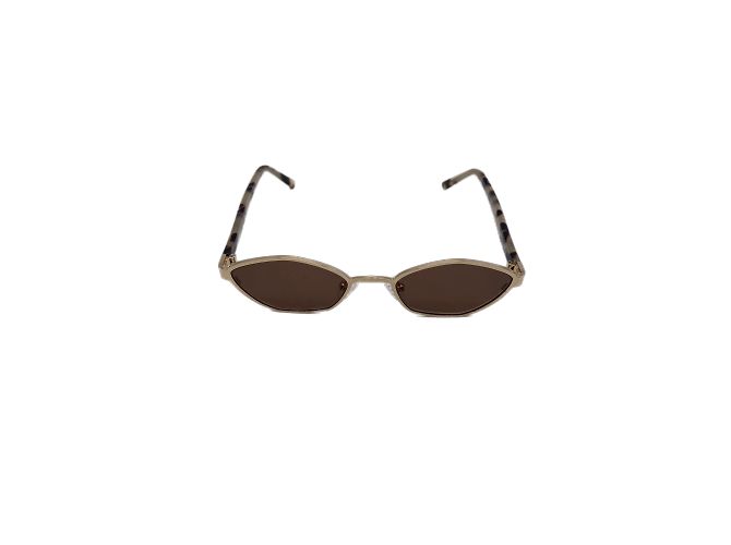 Autre Marque Occhiali da sole Lu Goldie T. Plastica Marrone