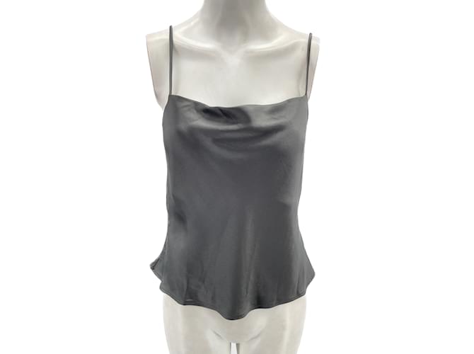 Autre Marque Leset tops T.International M Polyester Grey  ref.1051454