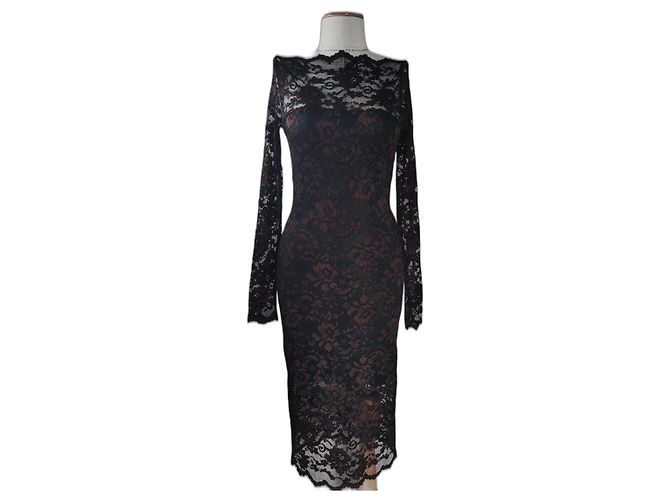 Vestido de renda Ganni Multicor