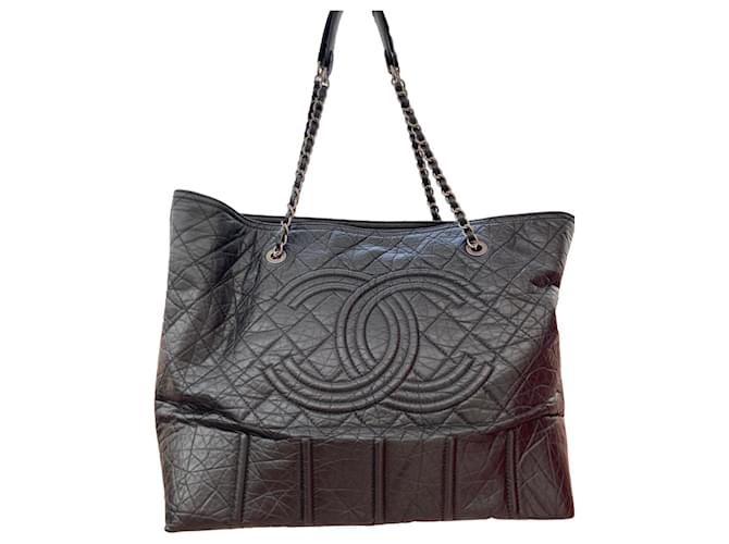 Chanel Tote bag Nero Pelle  ref.1051684