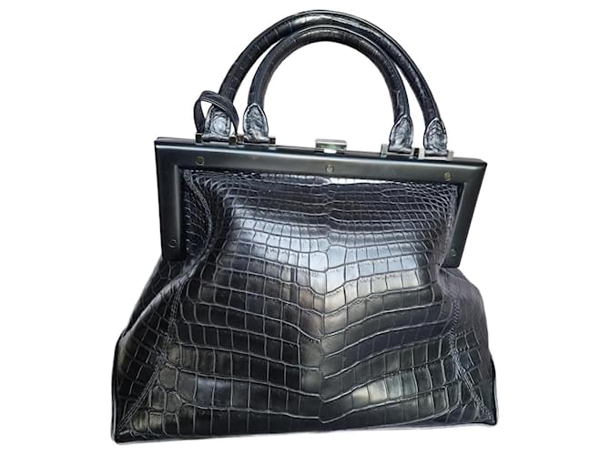Autre Marque Handbags Black Leatherette  ref.1051817