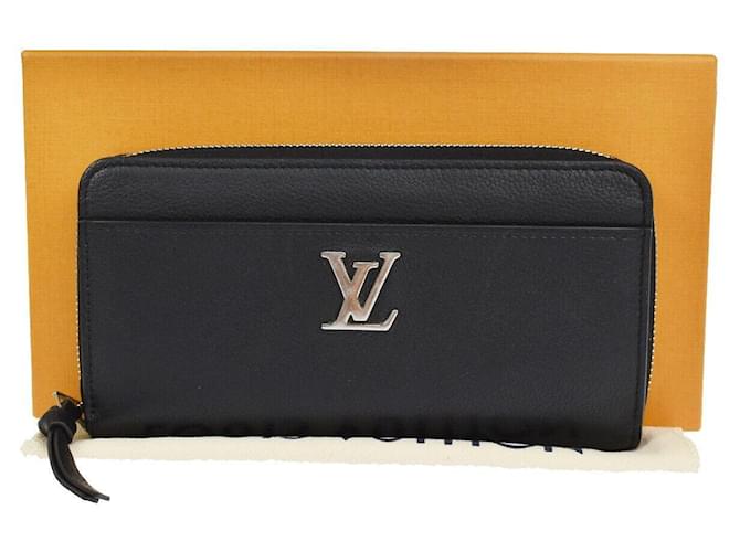 Louis Vuitton Lockme Negro Cuero  ref.1052247