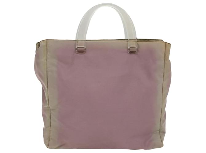 PRADA Hand Bag Nylon Pink Auth cl691  ref.1052289