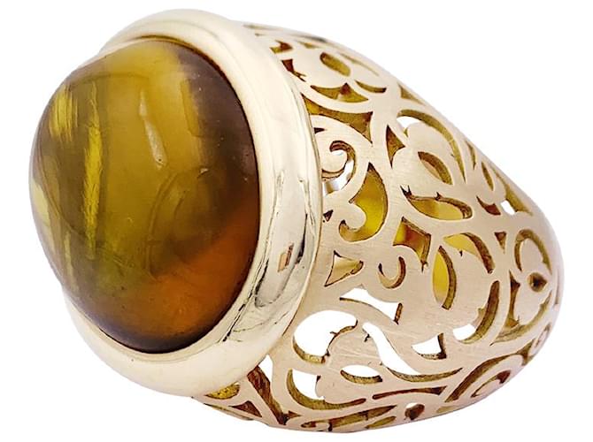 Pomellato ring, "Arabesque", Rose gold, amber. Pink gold  ref.1052463
