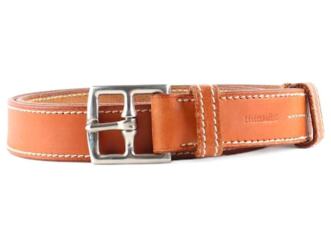 Hermès HERMES  Belts T.cm 75 leather Brown  ref.1052471
