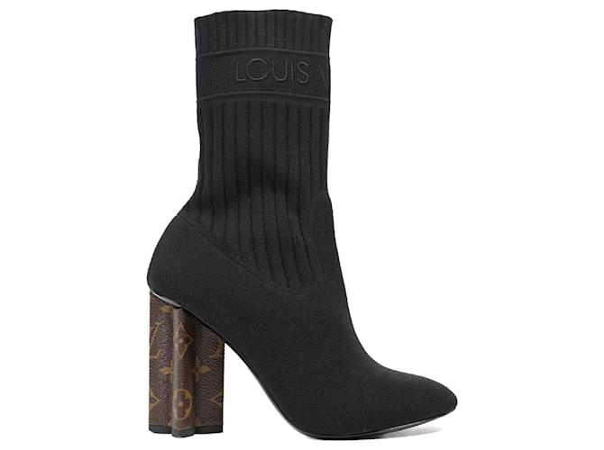 Botas Louis Louis Vuitton Botin Botines Louis Vuitton Negro Talla