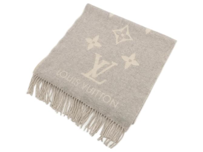 Louis Vuitton Grey Reykjavik cashmere scarf  ref.1052711
